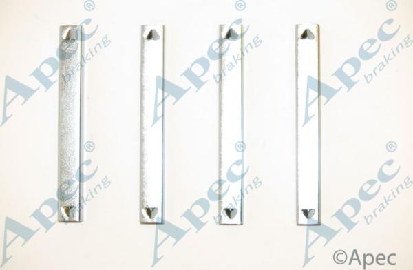 APEC KIT1229 - Set accesorii, placute frana - allinparts.ro