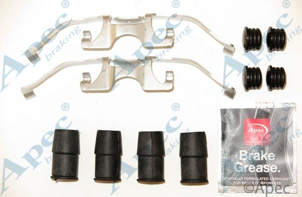 APEC KIT1224 - Set accesorii, placute frana allinparts.ro