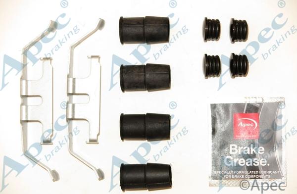 APEC KIT1225 - Set accesorii, placute frana - allinparts.ro