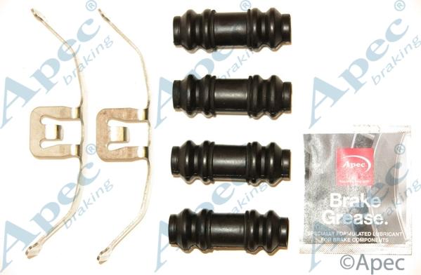 APEC KIT1221 - Set accesorii, placute frana allinparts.ro