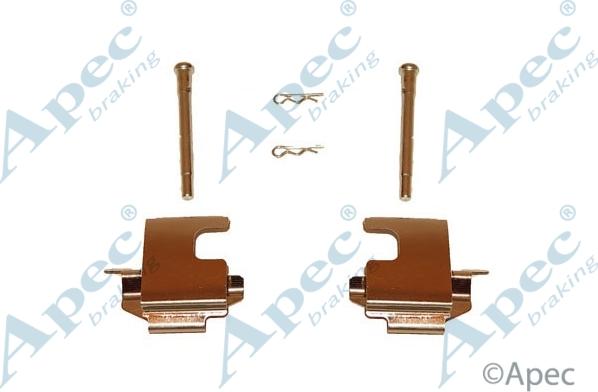 APEC KIT314 - Set accesorii, placute frana allinparts.ro