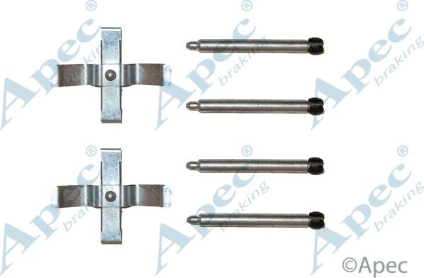 APEC KIT315 - Set accesorii, placute frana allinparts.ro