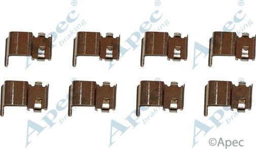 APEC KIT321 - Set accesorii, placute frana - allinparts.ro