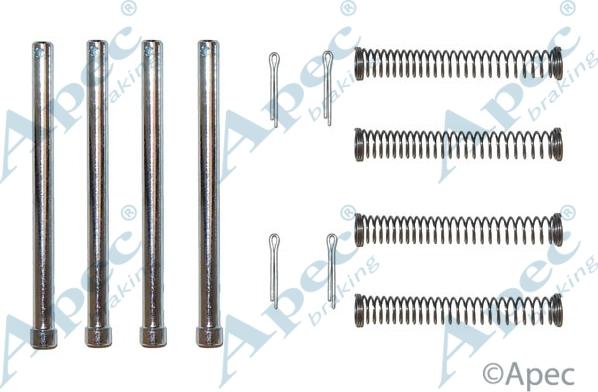 APEC KIT297 - Set accesorii, placute frana - allinparts.ro