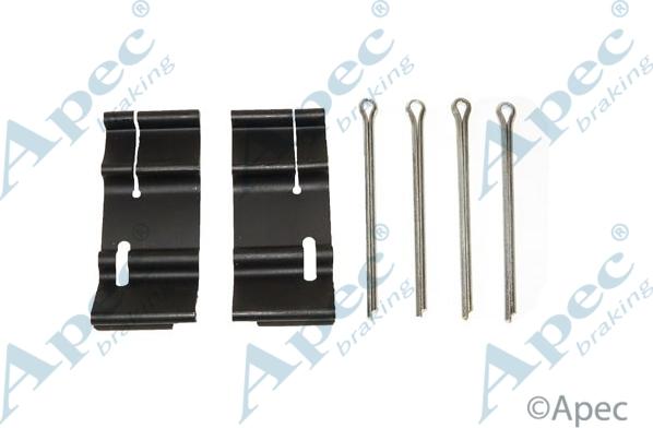 APEC KIT249 - Set accesorii, placute frana allinparts.ro