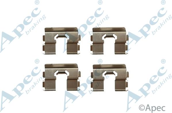 APEC KIT242 - Set accesorii, placute frana - allinparts.ro