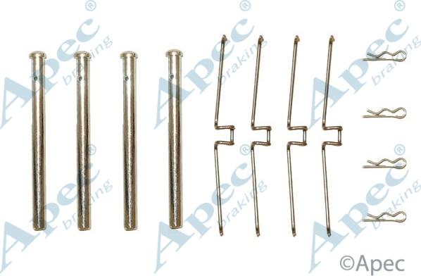 APEC KIT251 - Set accesorii, placute frana allinparts.ro