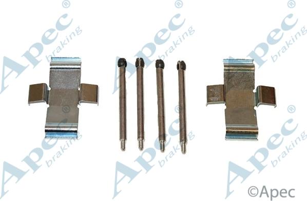 APEC KIT252 - Set accesorii, placute frana allinparts.ro