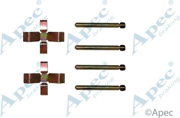 APEC KIT209 - Set accesorii, placute frana allinparts.ro