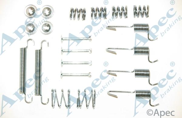 APEC KIT2053 - Set accesorii, saboti frana parcare allinparts.ro