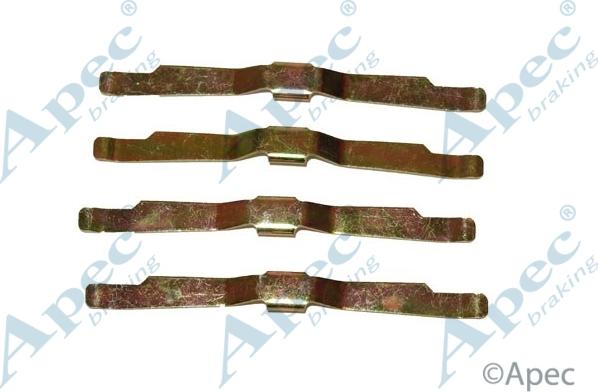 APEC KIT205 - Set accesorii, placute frana - allinparts.ro