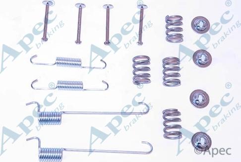 APEC KIT2003 - Set accesorii, saboti frana parcare allinparts.ro