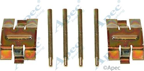 APEC KIT200 - Set accesorii, placute frana - allinparts.ro