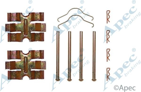 APEC KIT213 - Set accesorii, placute frana - allinparts.ro