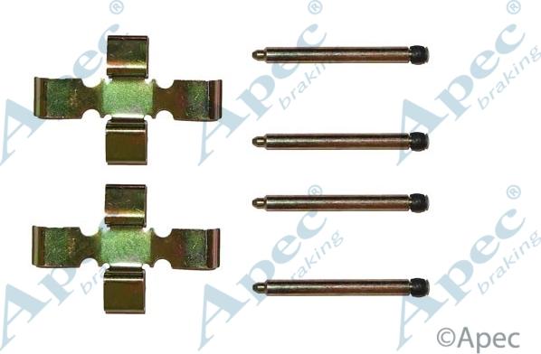 APEC KIT235 - Set accesorii, placute frana - allinparts.ro