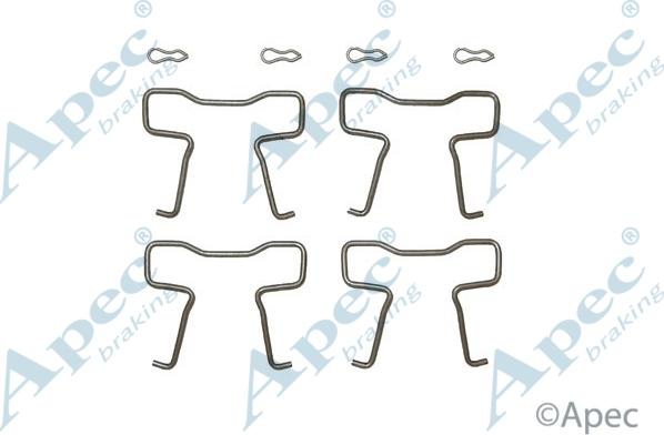 APEC KIT230 - Set accesorii, placute frana - allinparts.ro