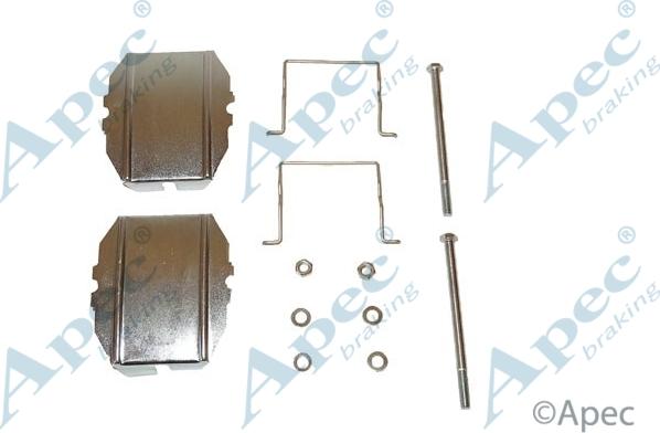 APEC KIT276 - Set accesorii, placute frana allinparts.ro