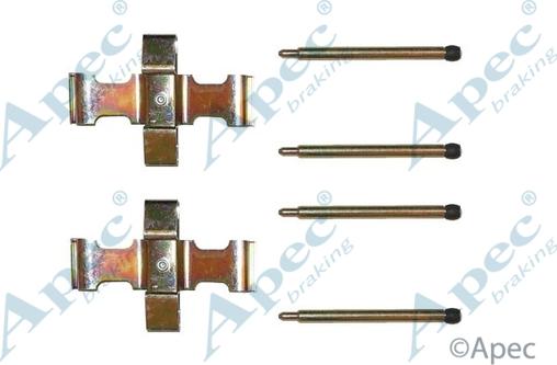 APEC KIT272 - Set accesorii, placute frana - allinparts.ro