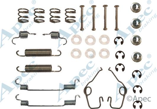APEC KIT780 - Set accesorii, sabot de frana allinparts.ro