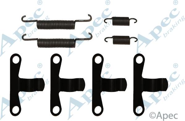 APEC KIT727 - Set accesorii, saboti frana parcare - allinparts.ro