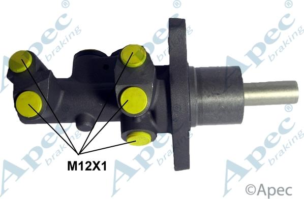 APEC MCY165 - Pompa centrala, frana - allinparts.ro