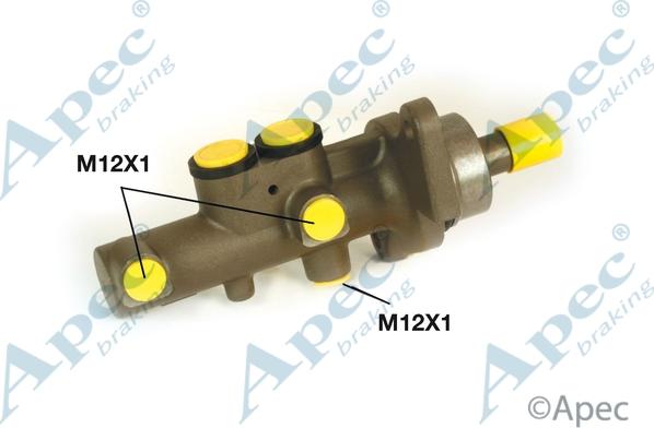 APEC MCY304 - Pompa centrala, frana - allinparts.ro