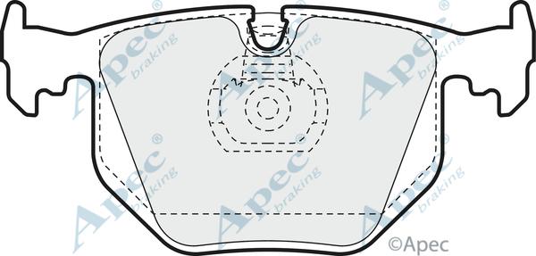 APEC PAD956 - Set placute frana,frana disc - allinparts.ro