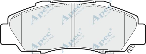 APEC PAD985 - Set placute frana,frana disc allinparts.ro