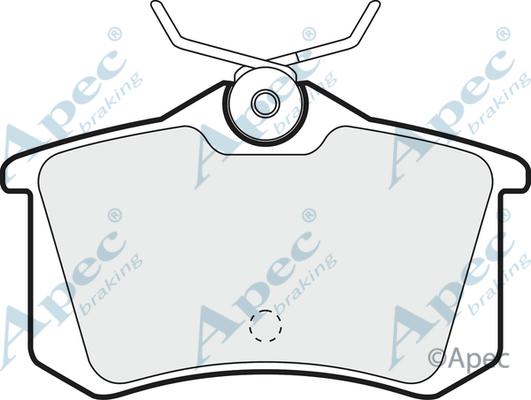 APEC PAD981 - Set placute frana,frana disc allinparts.ro