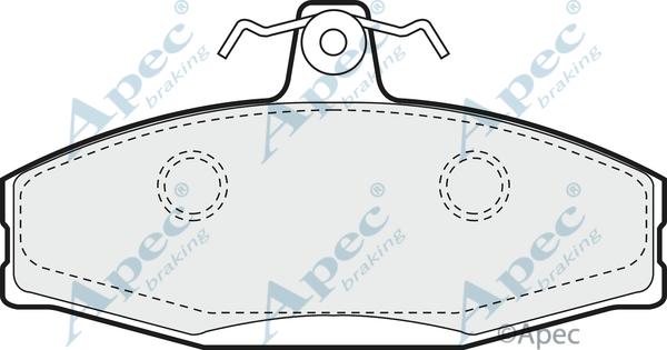 APEC PAD924 - Set placute frana,frana disc - allinparts.ro