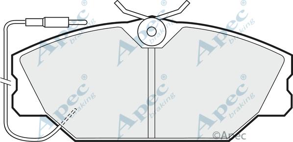 APEC PAD492 - Set placute frana,frana disc - allinparts.ro