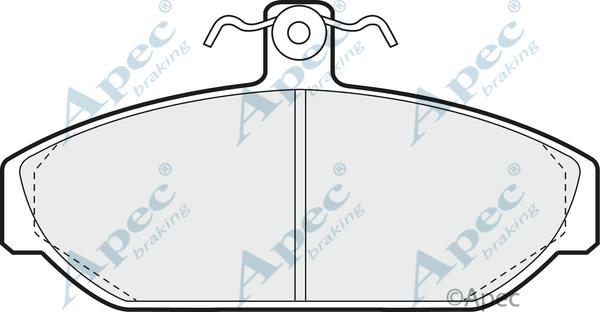 APEC PAD419 - Set placute frana,frana disc allinparts.ro