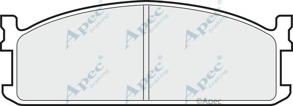 APEC PAD483 - Set placute frana,frana disc allinparts.ro