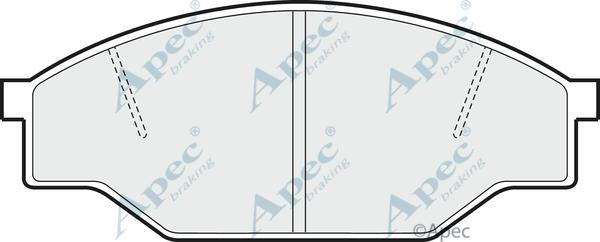 APEC PAD476 - Set placute frana,frana disc - allinparts.ro