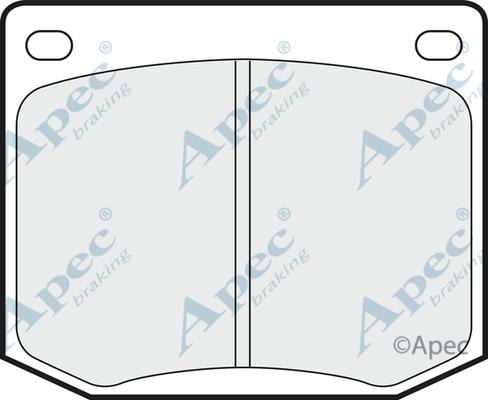 APEC PAD595 - Set placute frana,frana disc allinparts.ro
