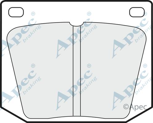 APEC PAD541 - Set placute frana,frana disc allinparts.ro