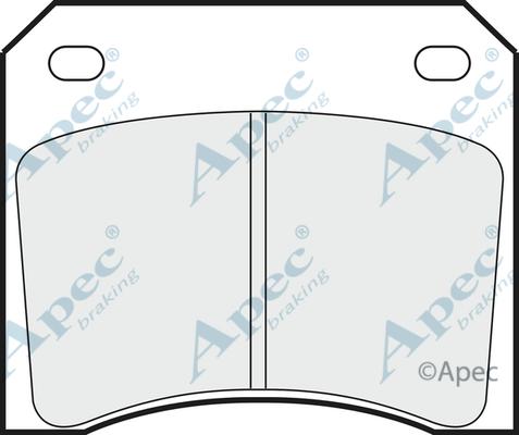 APEC PAD557 - Set placute frana,frana disc allinparts.ro
