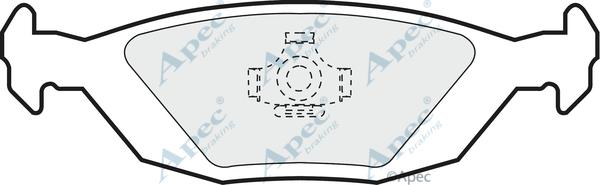 APEC PAD567 - Set placute frana,frana disc allinparts.ro