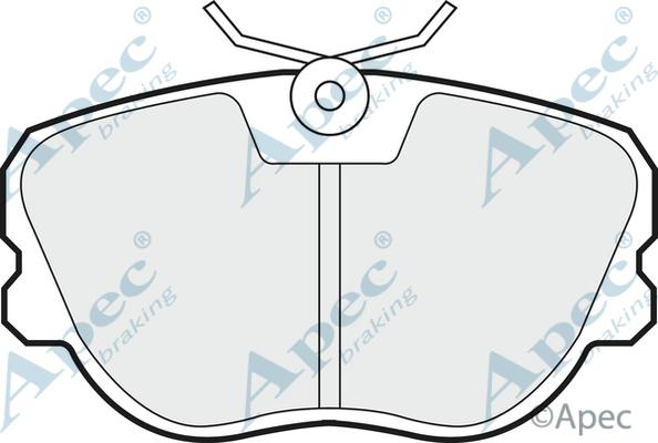 APEC PAD570 - Set placute frana,frana disc allinparts.ro