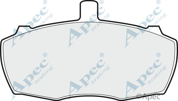 APEC PAD69 - Set placute frana,frana disc allinparts.ro