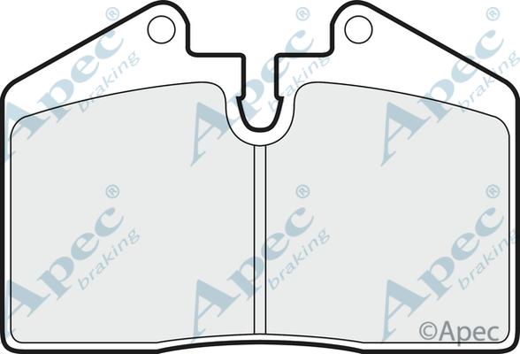 APEC PAD660 - Set placute frana,frana disc allinparts.ro