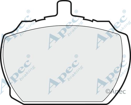 APEC PAD60 - Set placute frana,frana disc allinparts.ro