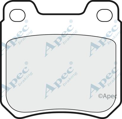 APEC PAD619 - Set placute frana,frana disc allinparts.ro