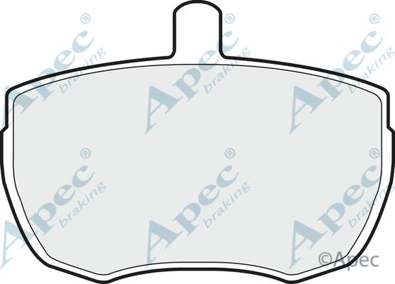 APEC PAD61 - Set placute frana,frana disc allinparts.ro