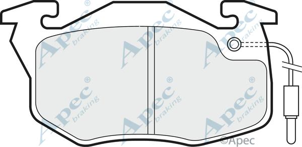 APEC PAD624 - Set placute frana,frana disc - allinparts.ro