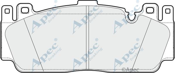 APEC PAD1948 - Set placute frana,frana disc - allinparts.ro