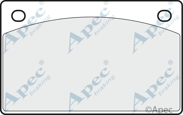 APEC PAD1935 - Set placute frana,frana disc allinparts.ro
