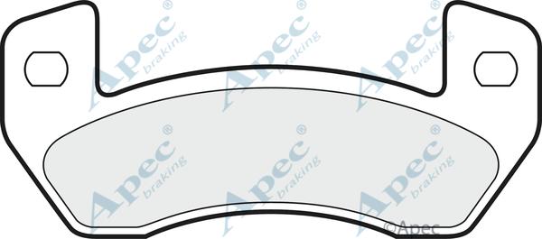 APEC PAD1497 - Set placute frana,frana disc allinparts.ro