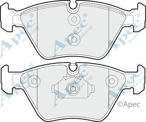 APEC PAD1432 - Set placute frana,frana disc - allinparts.ro