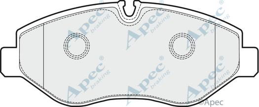 APEC PAD1515 - Set placute frana,frana disc - allinparts.ro